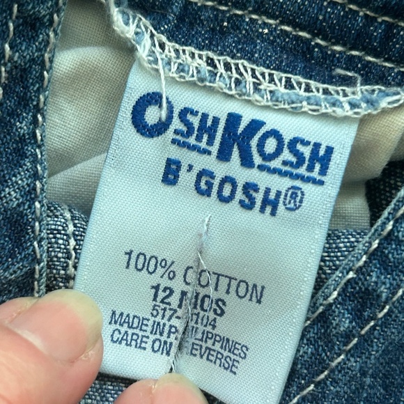 Vintage Oshkosh jean overalls - Picture 5 of 9